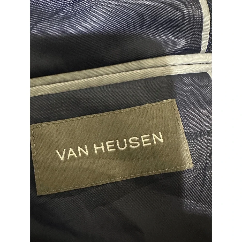 Van Heusen Mens Blazer Blue Two Button Professional